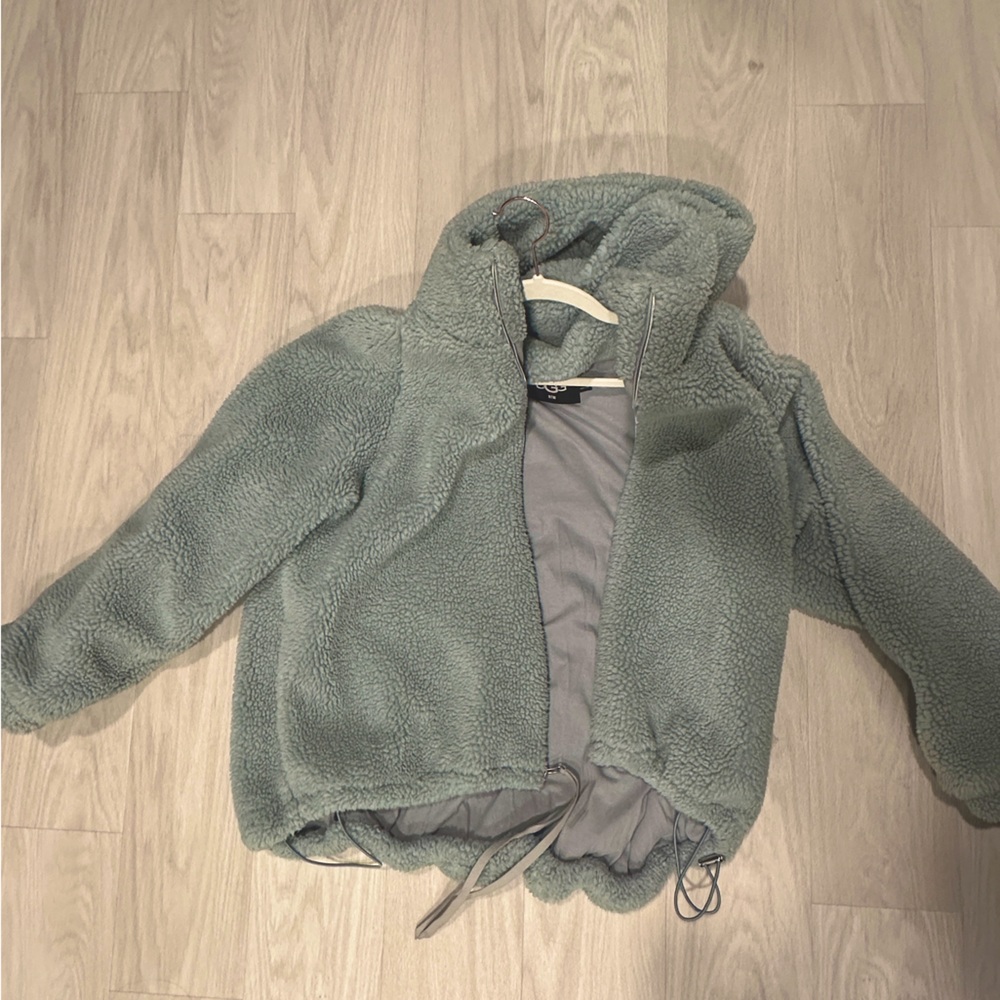 Ugg Light Green Teddy Jacket - image 1